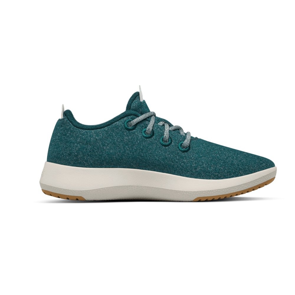 Allbirds Women\'s Sneakers Green - Wool Runner Mizzles - 59638HIYE